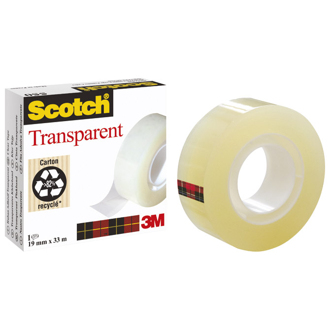 Traka ljepljiva 19mm/33m Scotch 550 3M prozirna