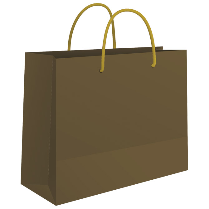 Vrećica ukrasna 24x16x7cm sjajna plastifikacija Fornax zlatna