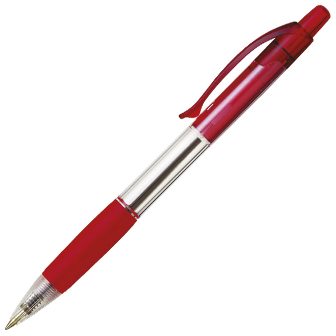 Olovka kemijska gel grip CCH-3 Penac crvena