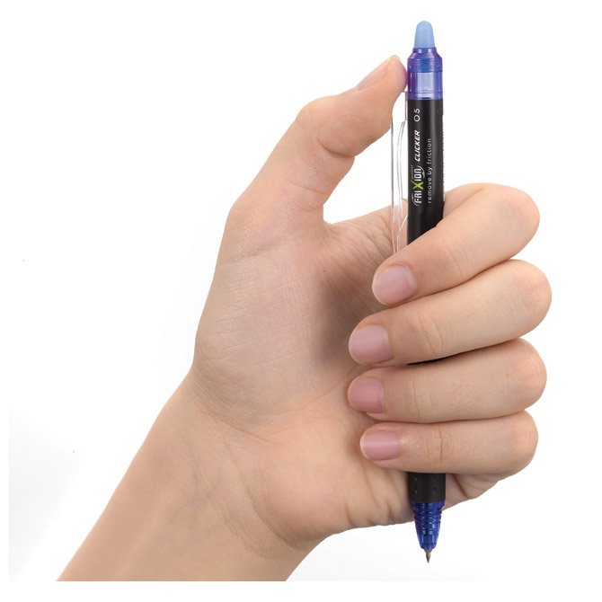 Roler gel 0,5mm Frixion point clicker piši-briši Pilot BLRT-FRP5-L plavi - Slika 3