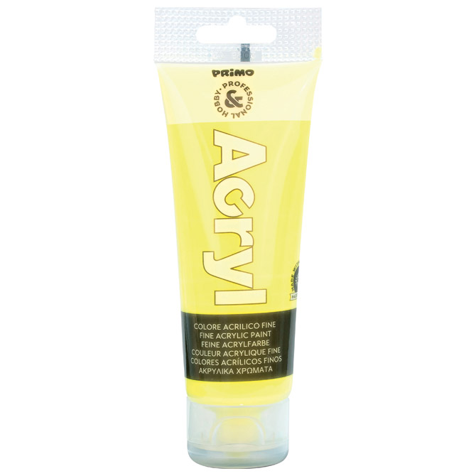 Akrilna boja Primo CMP 75ml fluorescentno žuta 210