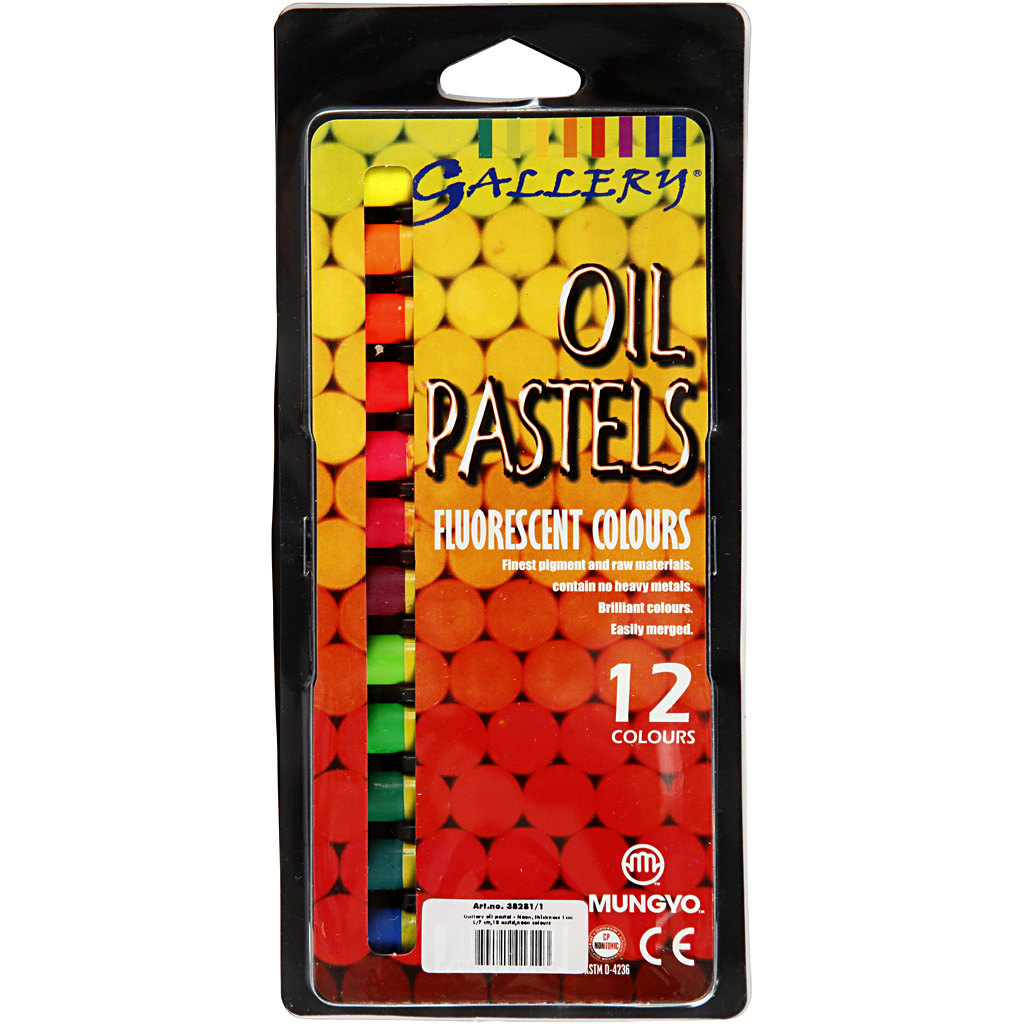 Pastele uljne umjetničke fluorescentne okrugle 1/12 Mungyo - Slika 2