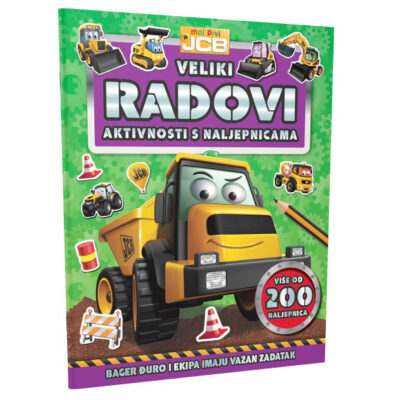 JCB Veliki radovi - aktivnosti s naljepnicama