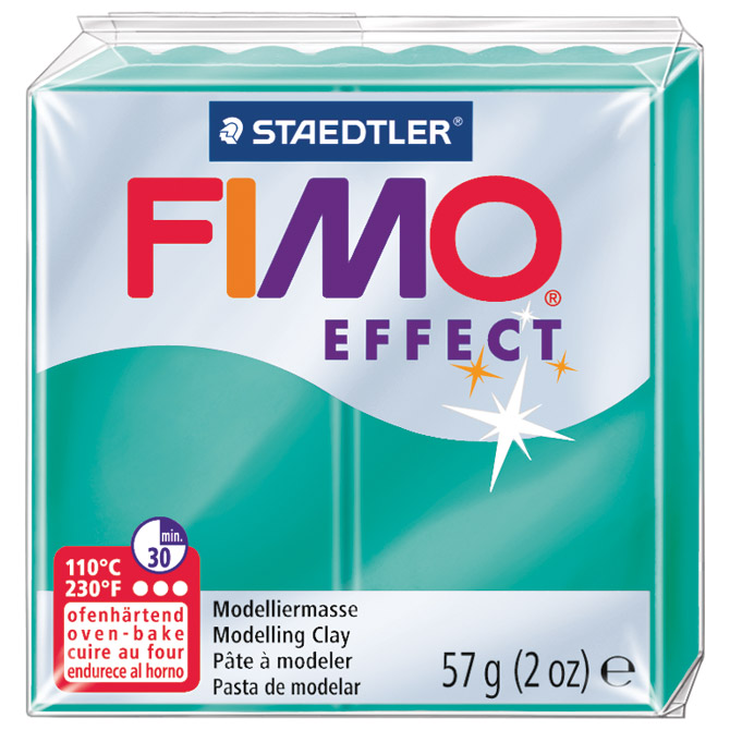 Masa za modeliranje 57g Fimo Effect Staedtler prozirno zelena