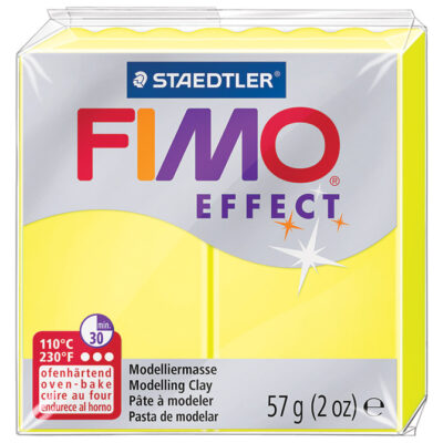 Masa za modeliranje 57g Fimo Effect Neon Staedtler neon žuta