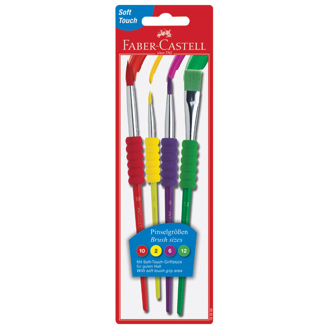 Set kistova od sintetičkih vlakana pk4 Faber-Castellsortirano blister