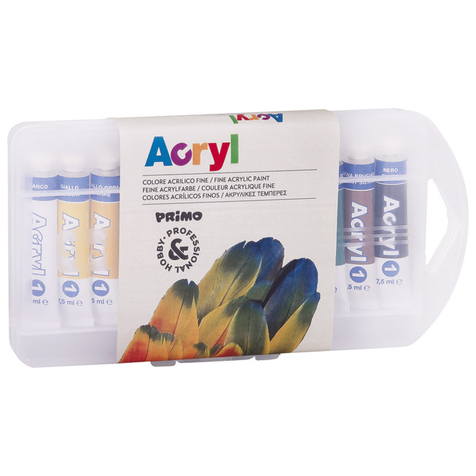 Akrilne boje Primo CMP 7,5ml set 12 boja - Slika 2