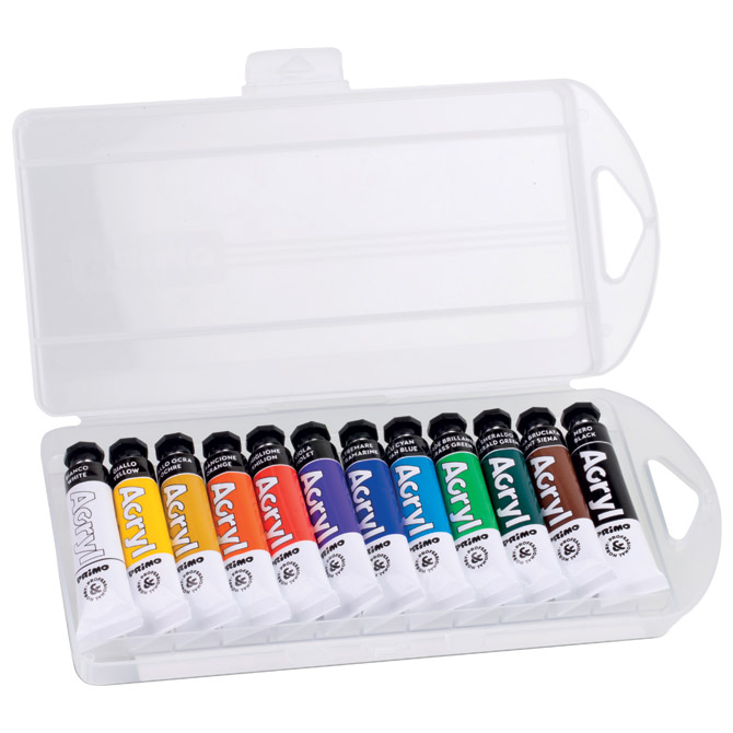 Akrilne boje Primo CMP 7,5ml set 12 boja