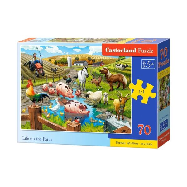 Puzzle Život na farmi 70 kom