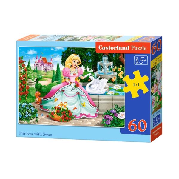 Puzzle Princeza i labud 60 kom
