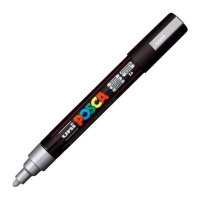 Marker Uni pc-5m Posca srebrni