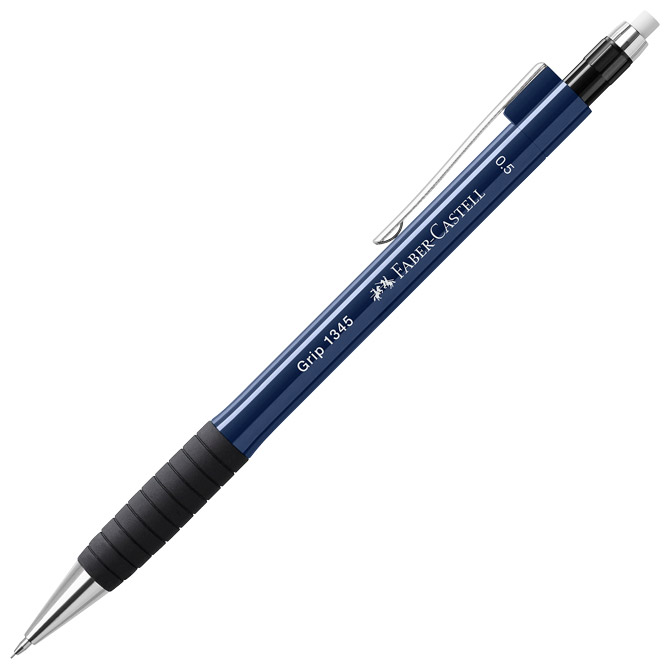 Olovka tehnička 0,5mm grip 1345 Faber-Castell tamno plava