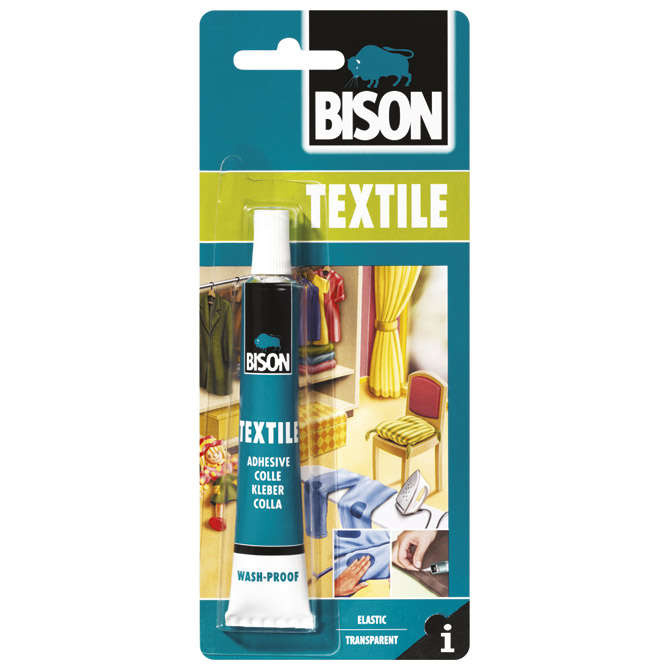Ljepilo za tekstil 25ml Bison prozirno