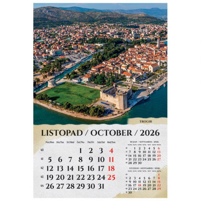 Kalendar "Razglednice Hrvatske" 13 listova spirala - Slika 11