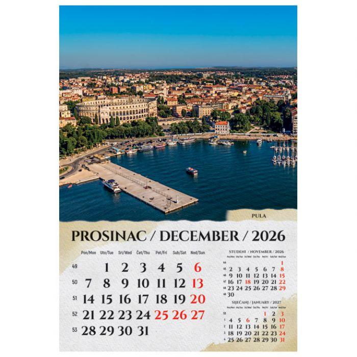 Kalendar "Razglednice Hrvatske" 13 listova spirala - Slika 13