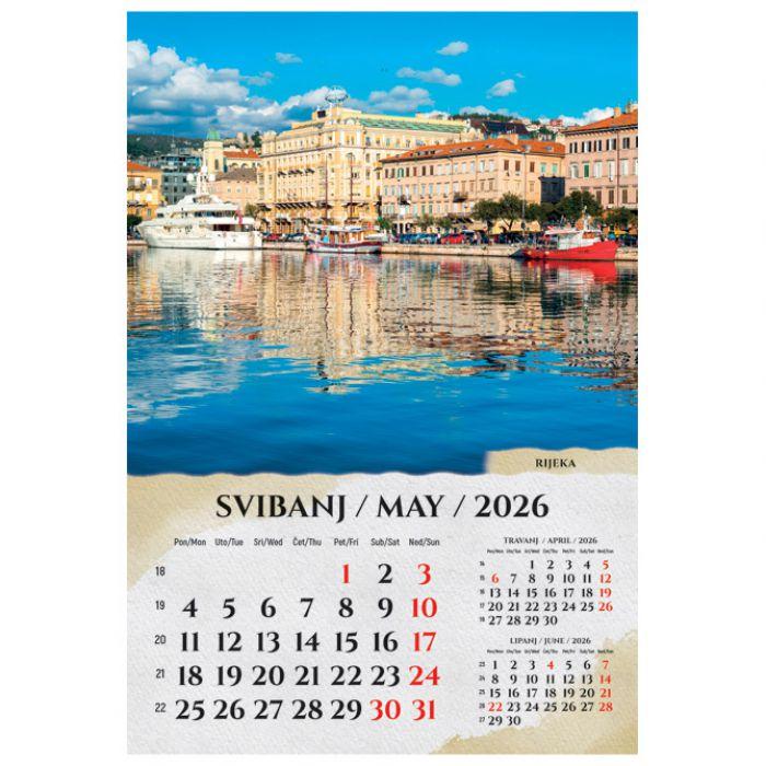 Kalendar "Razglednice Hrvatske" 13 listova spirala - Slika 6