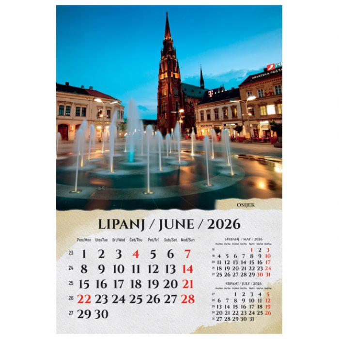 Kalendar "Razglednice Hrvatske" 13 listova spirala - Slika 7