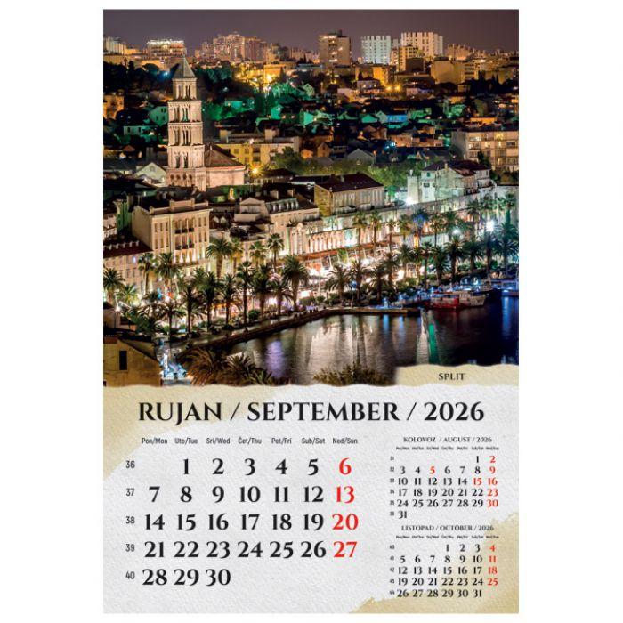 Kalendar "Razglednice Hrvatske" 13 listova spirala - Slika 10