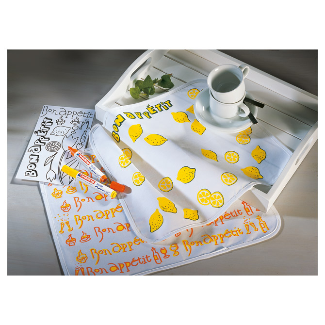 Marker za tekstil 2-3mm pk5 Edding 4500 - Slika 8