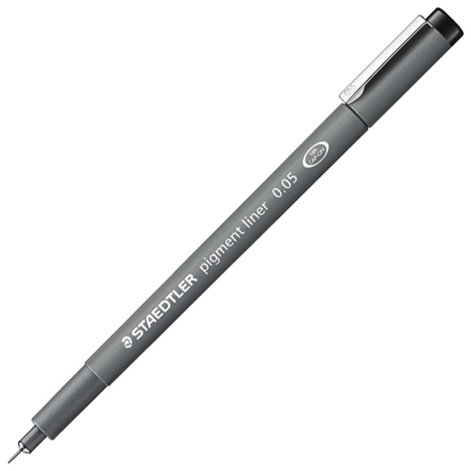 Flomaster za tehničko crtanje 0,05mm pigment liner Staedtler crni