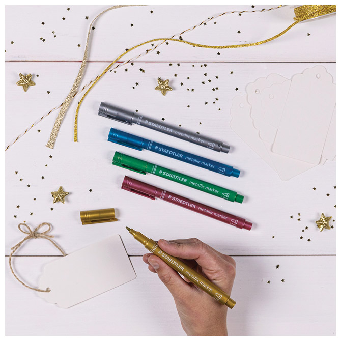 Marker nepermanentni 1-2mm pk5 Metallic Design Journey Staedtler - Slika 5