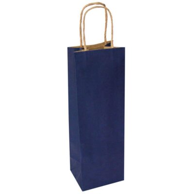 Vrećica za boce natron-ručka plava