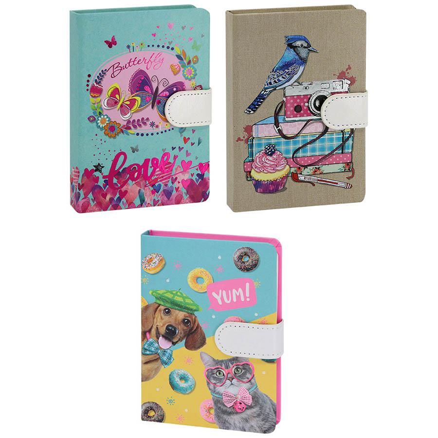 Notes CREATIVE sa magnetnim zatvaranjem 14,5x9 cm sort