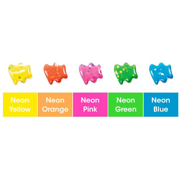 Ljepilo Glitter Amos Neon 5x10,5ml - Slika 4