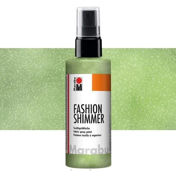 Boja za tekstil u spreju Fashion-Shimmer Marabu 100ml 560 reseda - Slika 2