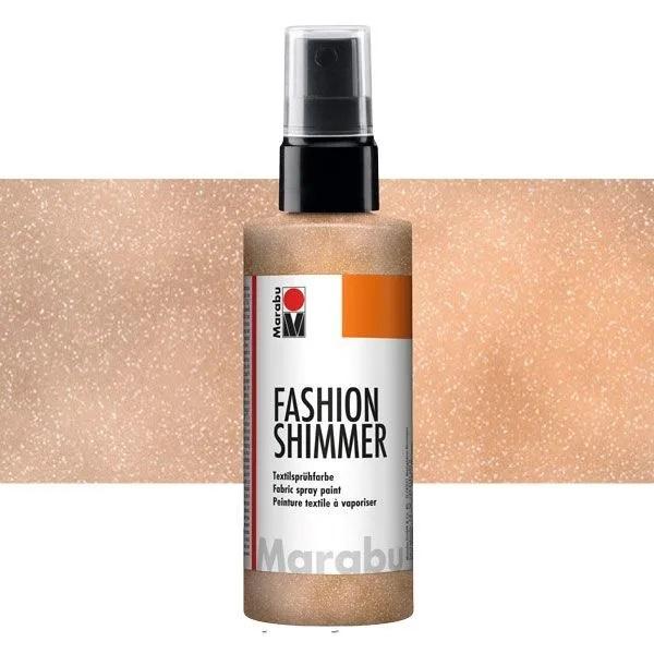 Boja za tekstil u spreju Fashion-Shimmer Marabu 100ml 524 marelica - Slika 2