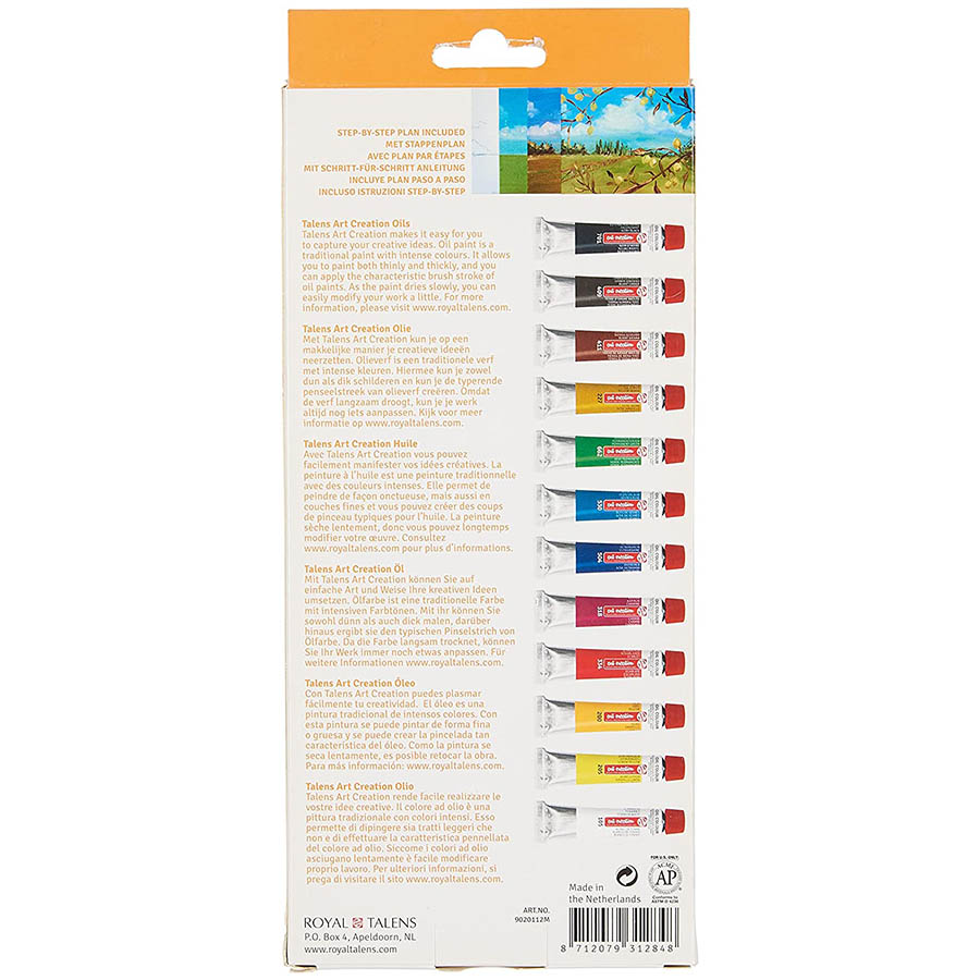 Uljane boje Talens Art Creation 12ml set 12 boja - Slika 3