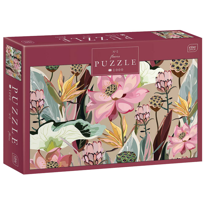 thumbnail image 2 of Interdruk Puzzle Secret Garden No. 2 - 1000 Pièces - Puzzle Adulte - Rue Du Commerce 2 of 10