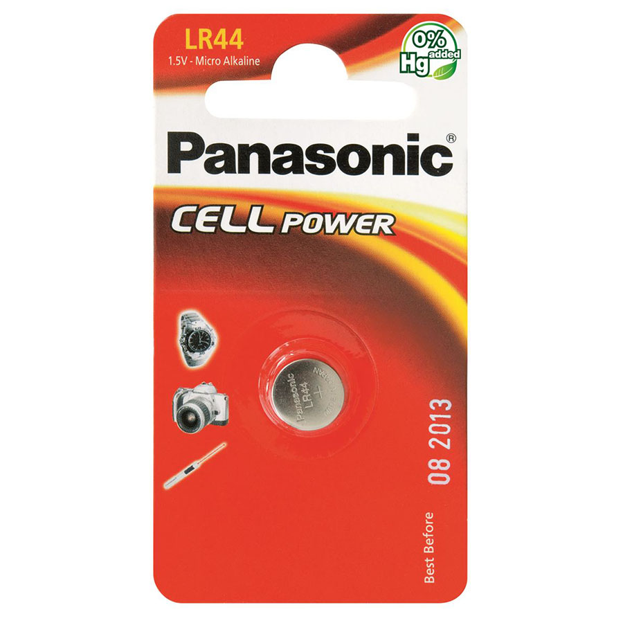 Baterija LR44 1,5V alkalna Panasonic
