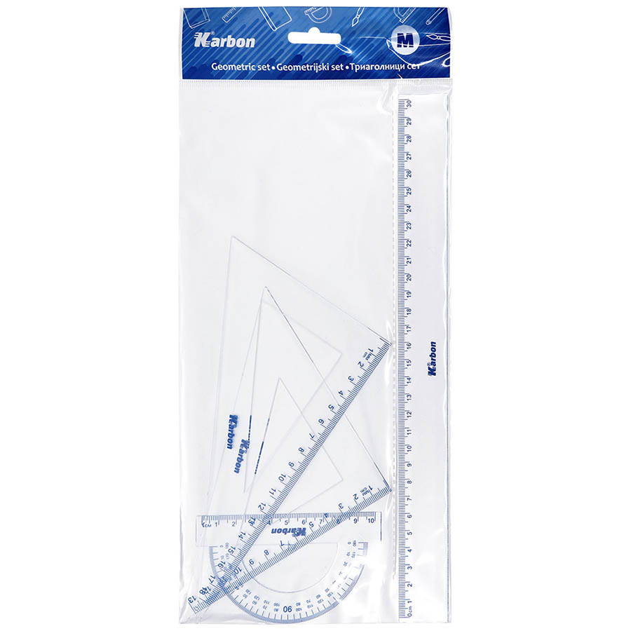 Geometrijski set srednji Karbon