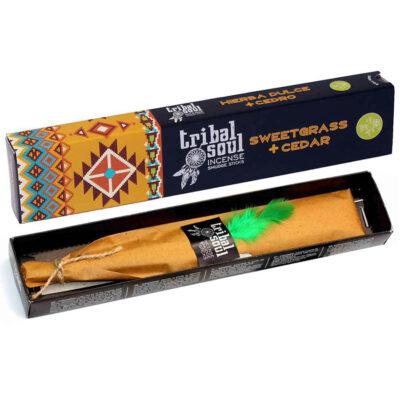 Mirisni štapići Sweetgrass + Cedar (slatka trava i cedar) Tribal Soul