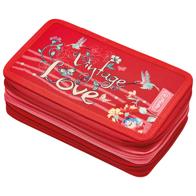 Pernica puna 3zipa Vintage Love Herlitz