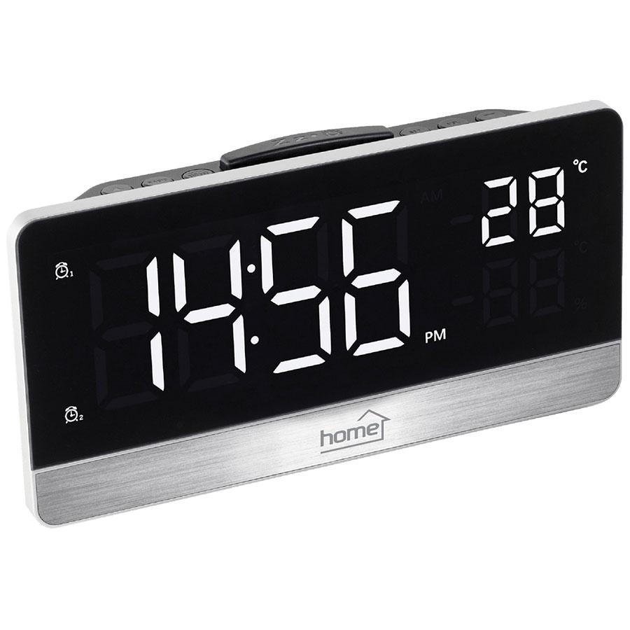 Sat sa alarmom, FM radio, LED zaslon, USB
