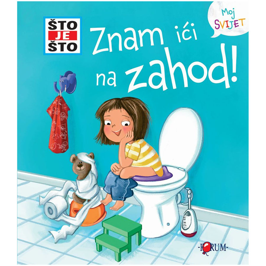 Što je što? Znam ići na zahod! - slikovnica s prozorčićima