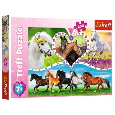 Puzzle Konji Trefl 200 kom
