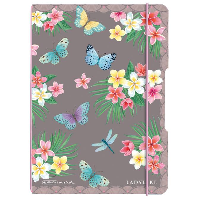 Notes A5 crte (isprekidane) 40L 80g s gumicom Ladylike Butterflies Herlitz