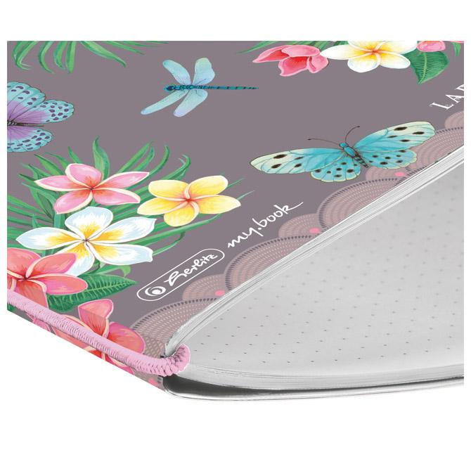 Notes A5 crte (isprekidane) 40L 80g s gumicom Ladylike Butterflies Herlitz - Slika 3