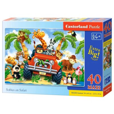 Puzzle 40 MAXI Softies on Safari
