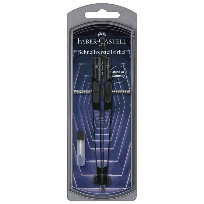 Šestar s preciznim podešavanjem+mine Trend Future Faber-Castell
