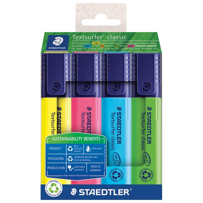 Signir 1-5mm classic reciklirani Staedtler 4boje