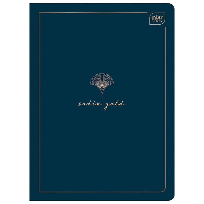 Teka meki uvez A5 karo 60L 70g Metallic Satin Gold Interdruk - Slika 3