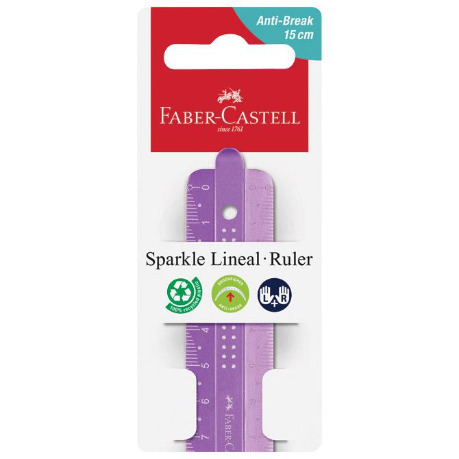 Ravnalo pvc 15cm Sparkle Faber-Castell - Slika 3