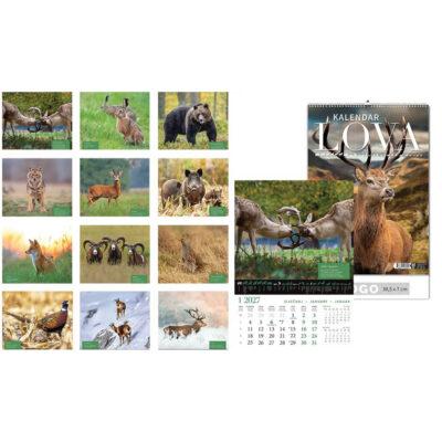 Kalendar Lovački 13L 30,5x43+7, spirala 2025