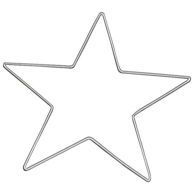 Obruč za dekoraciju metalni Zvijezda 25cm Knorr Prandell