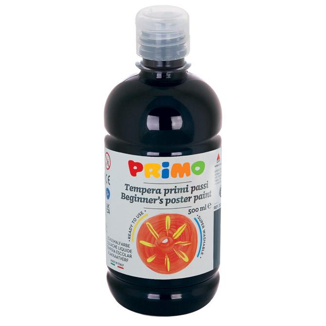Boja tempera 0,5 litre Primo crna