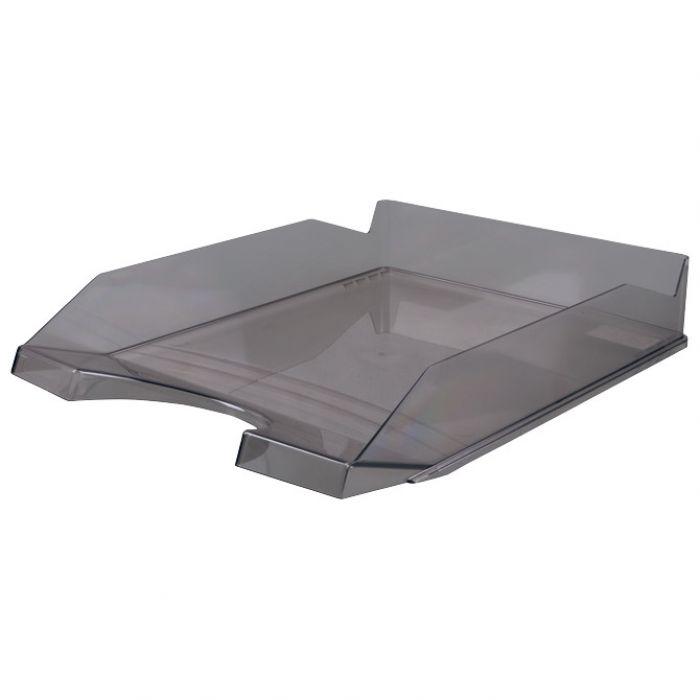 Ladica za spise Office Products prozirno dimljena